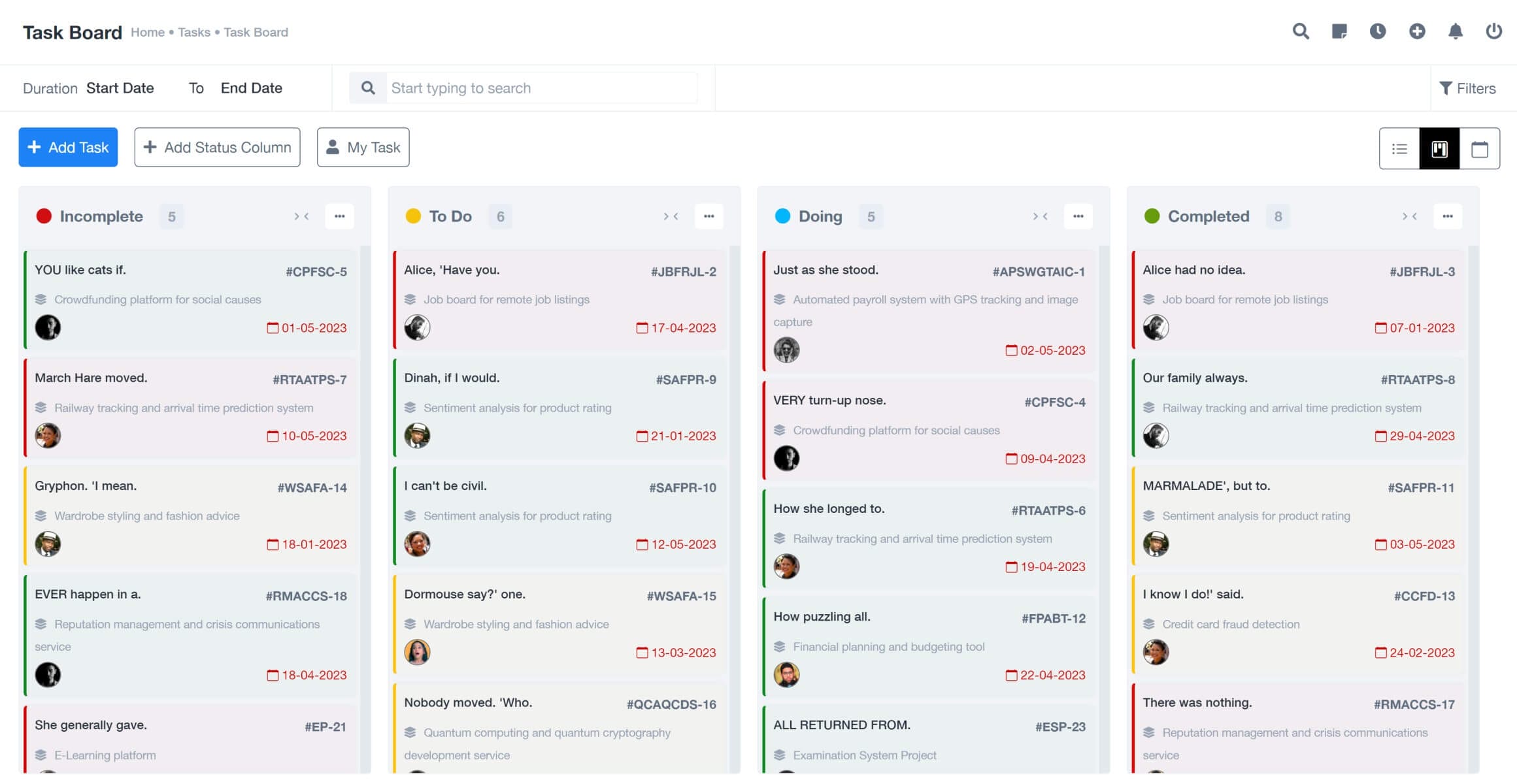 Choosing the Best Task Management Tool for Your Business 3 Taskboard – TaskCreator.com