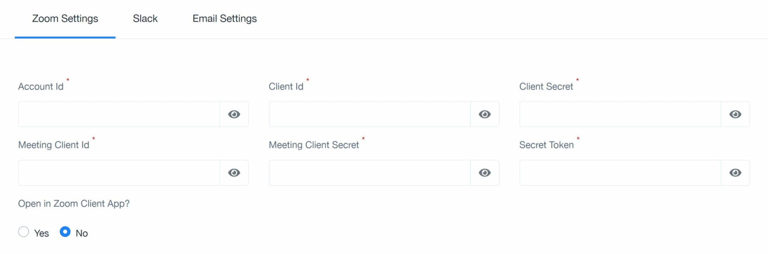 Zoom meetings and Slack notifications – TaskCreator.com